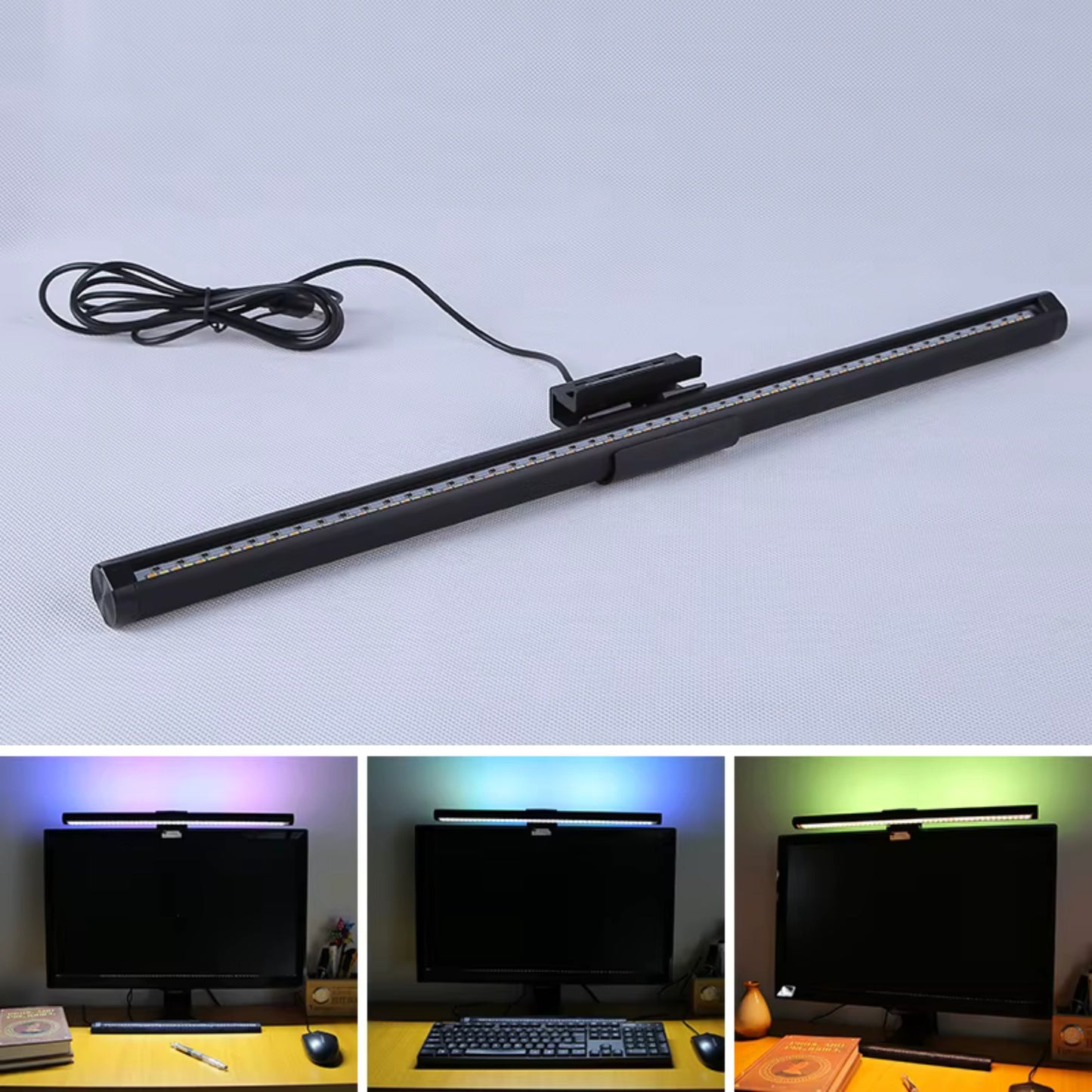 Barre lumineuse LED pour écran – 44 cm