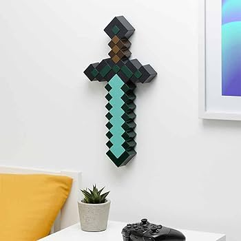 Épée en Diamant Lumineuse – Veilleuse & Lampe Bureau