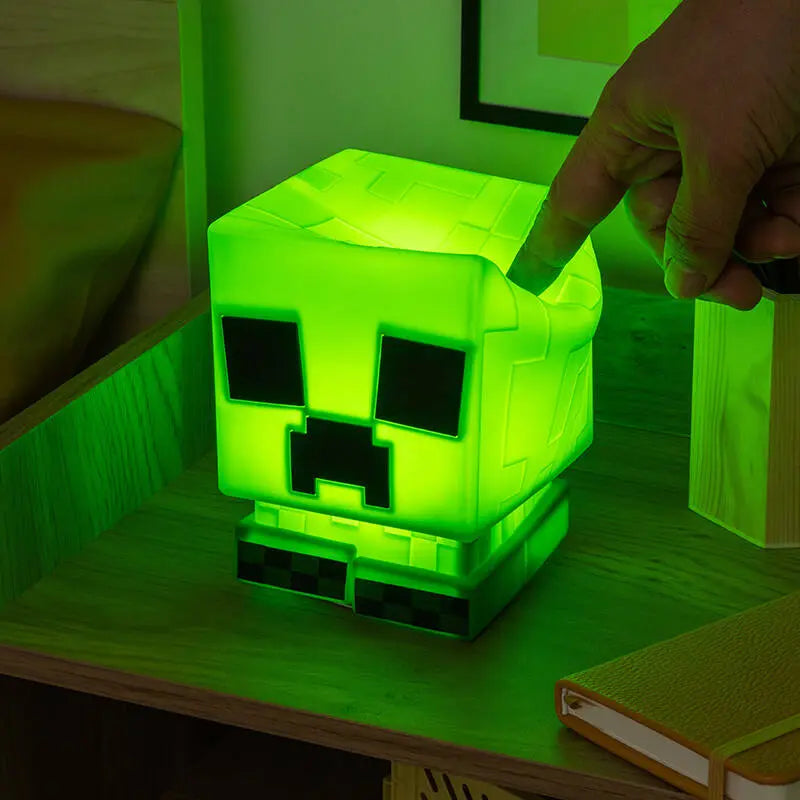 Lampe Creeper Minecraft LED – Veilleuse & Torche Murale